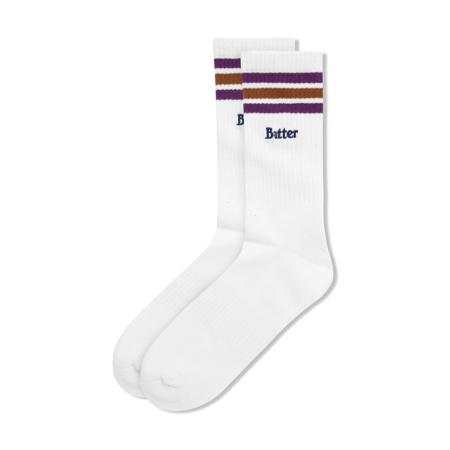 Butter Goods Stripe Socks - White