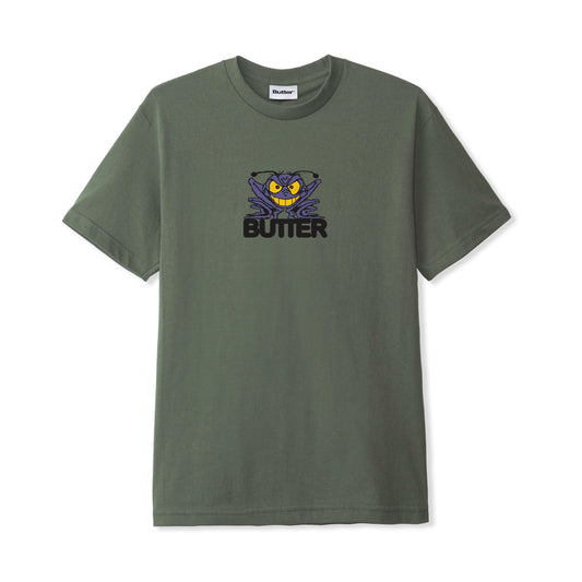 Butter Goods Insect Tee - Army