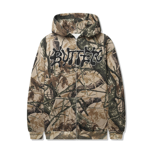 Butter Goods Ink Zip-Thru Hoodie - Camo