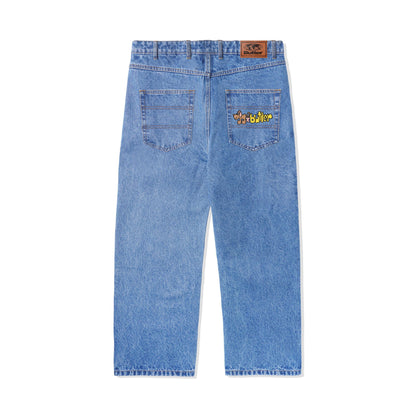 Butter Goods Pooch Relaxed Denim Jeans - Washed Indigo