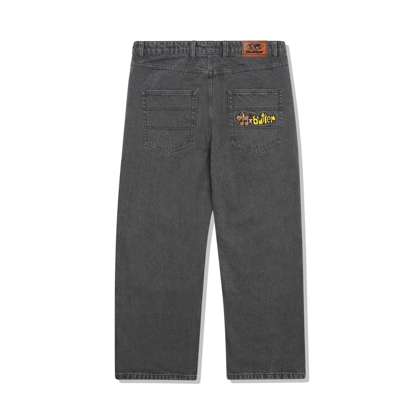 Butter Goods Pooch Relaxed Denim Jeans - Washed Grey