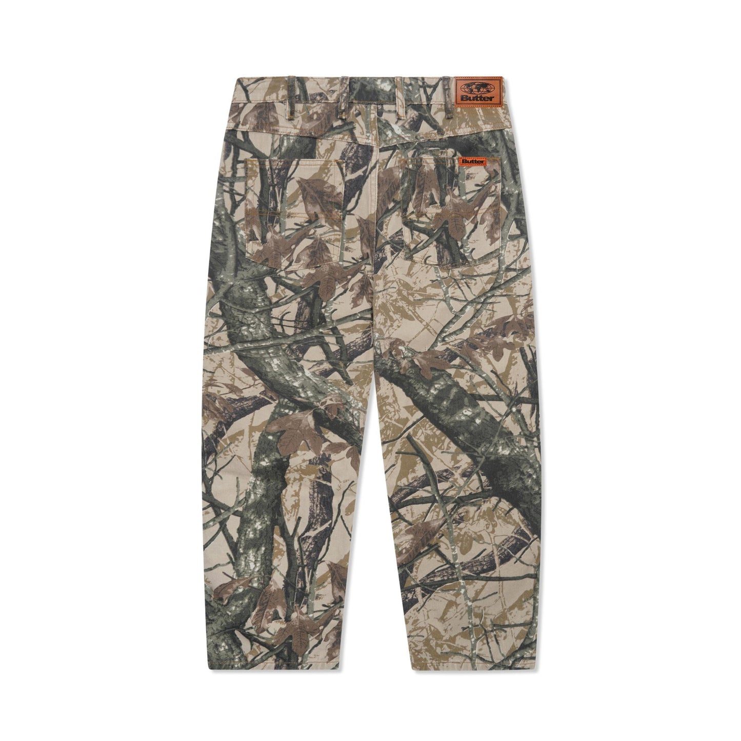 Butter Goods Foliage Camo Denim Jeans - Tan