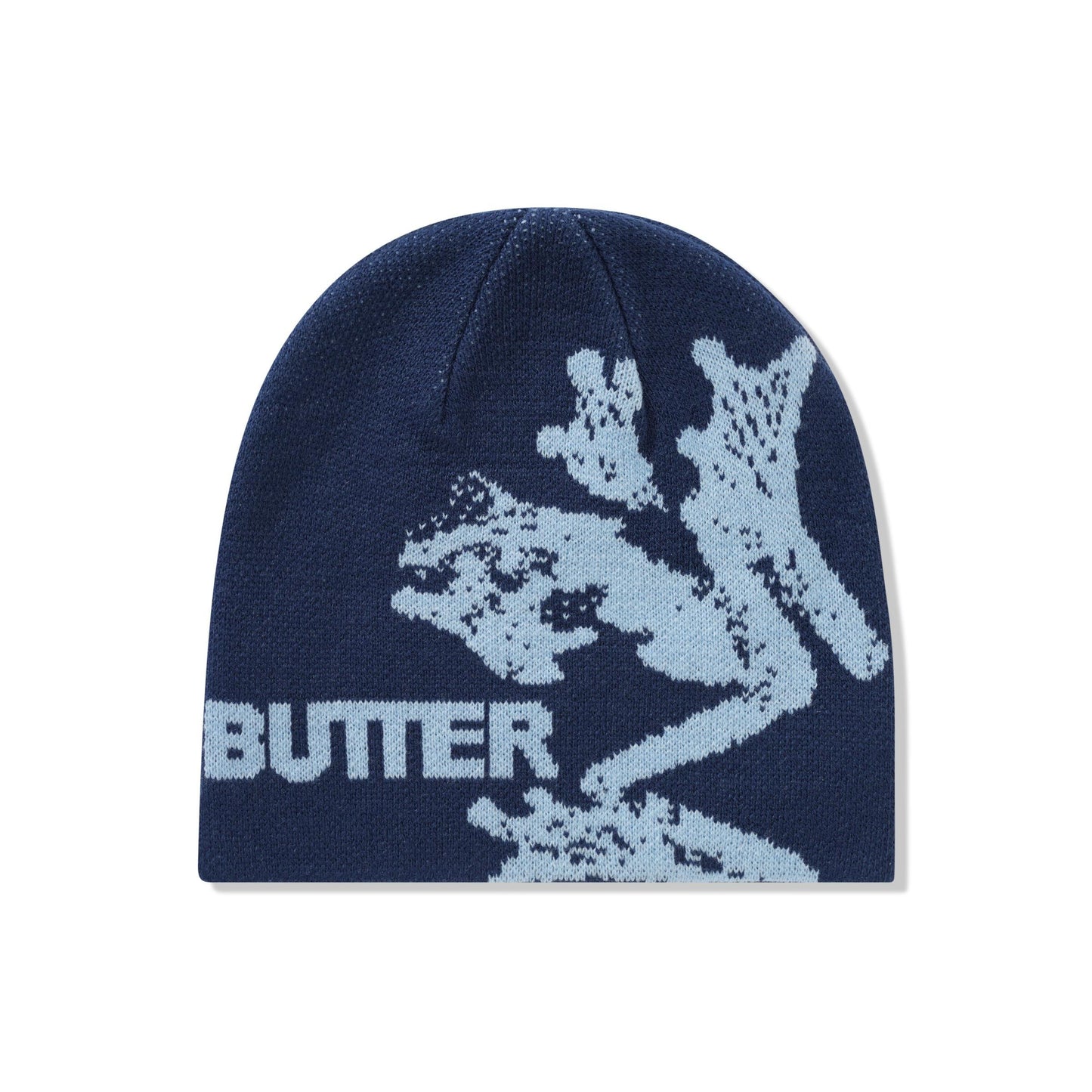 Butter Goods Amphibian Skull Beanie - Navy