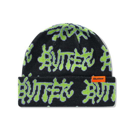 Butter Goods Ink Cuff Beanie - Black