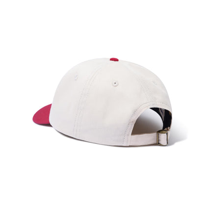 Butter Goods Pooch 6 Panel Cap - Natural / Cherry