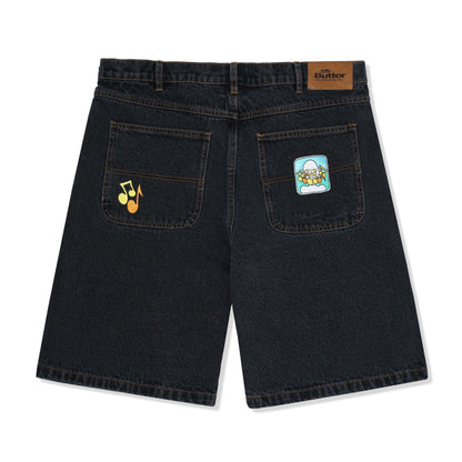 Butter Goods Singer Denim Shorts - Washed Black