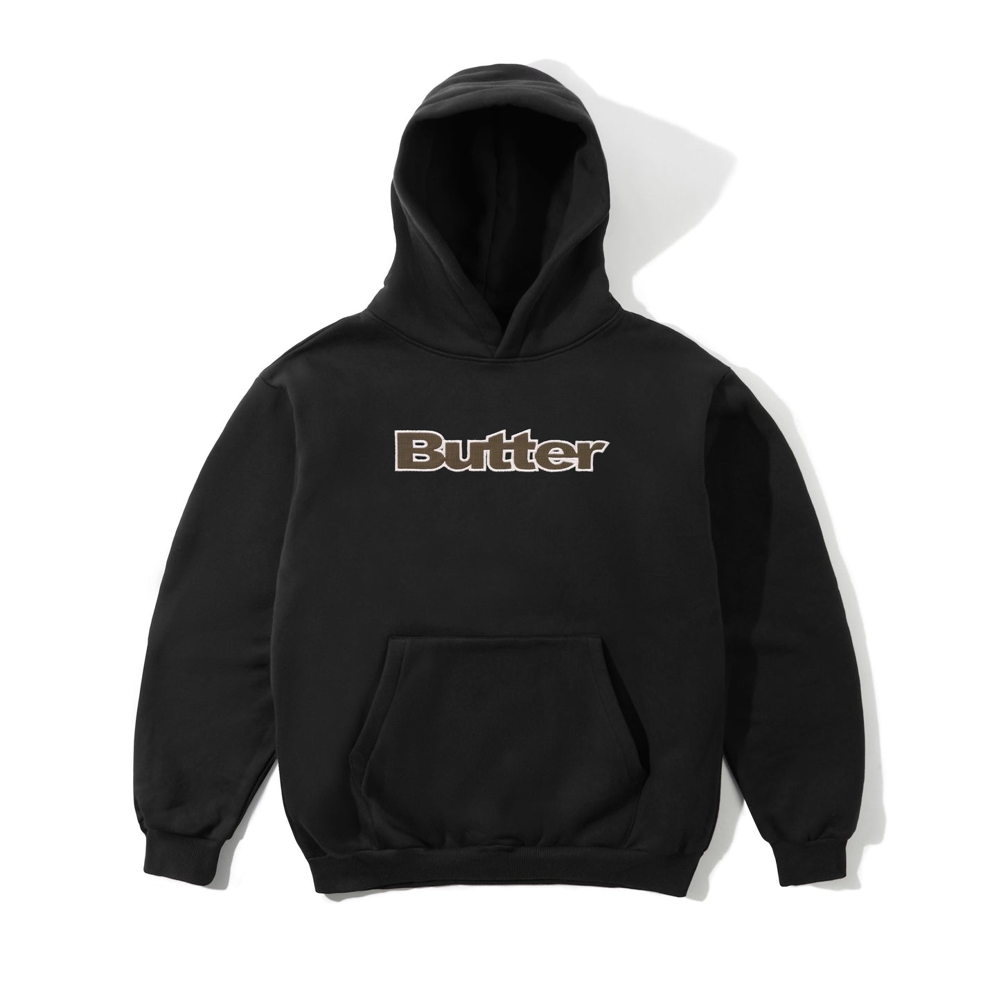 Butter Goods Ripstop Pullover Hood - Black