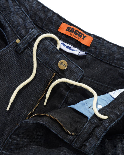 Butter Goods Weathergear Denim Jeans - Dark Navy Tint