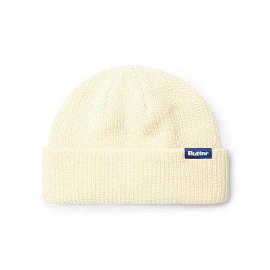 Butter Goods Wharfie Beanie - Cream