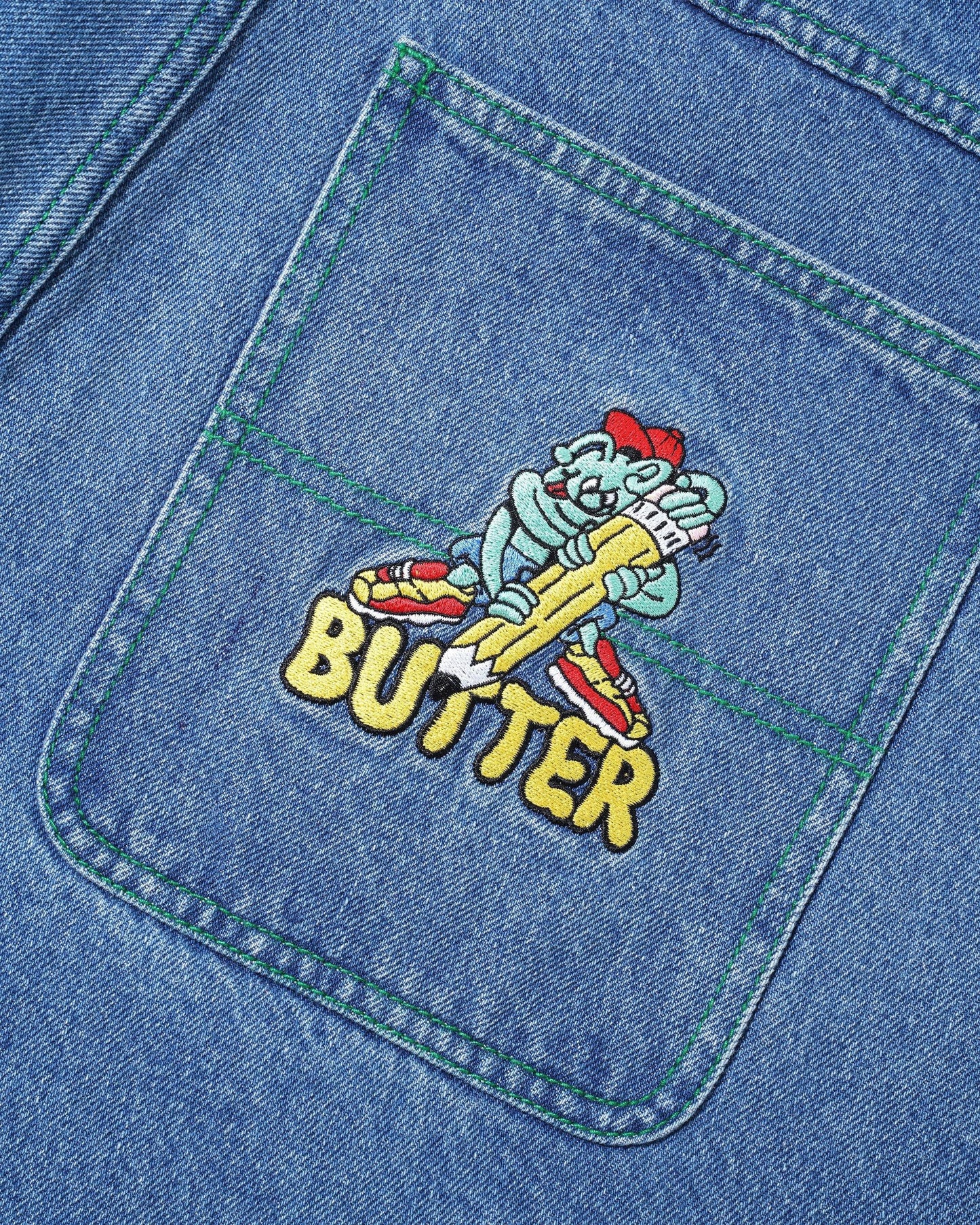 Butter Goods Martian Denim Jeans - Washed Indigo