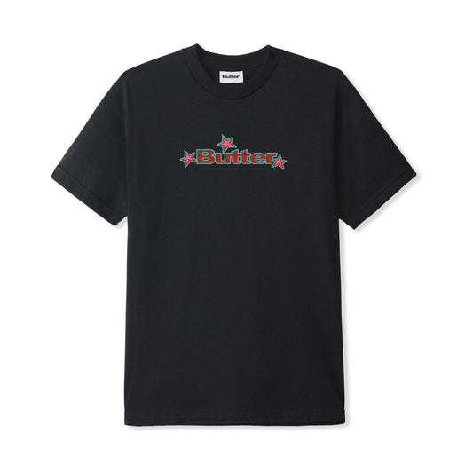 Butter Goods Star Logo Tee - Black