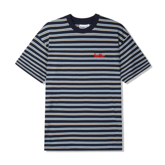 Butter Goods Gardens Stripe Tee - Navy