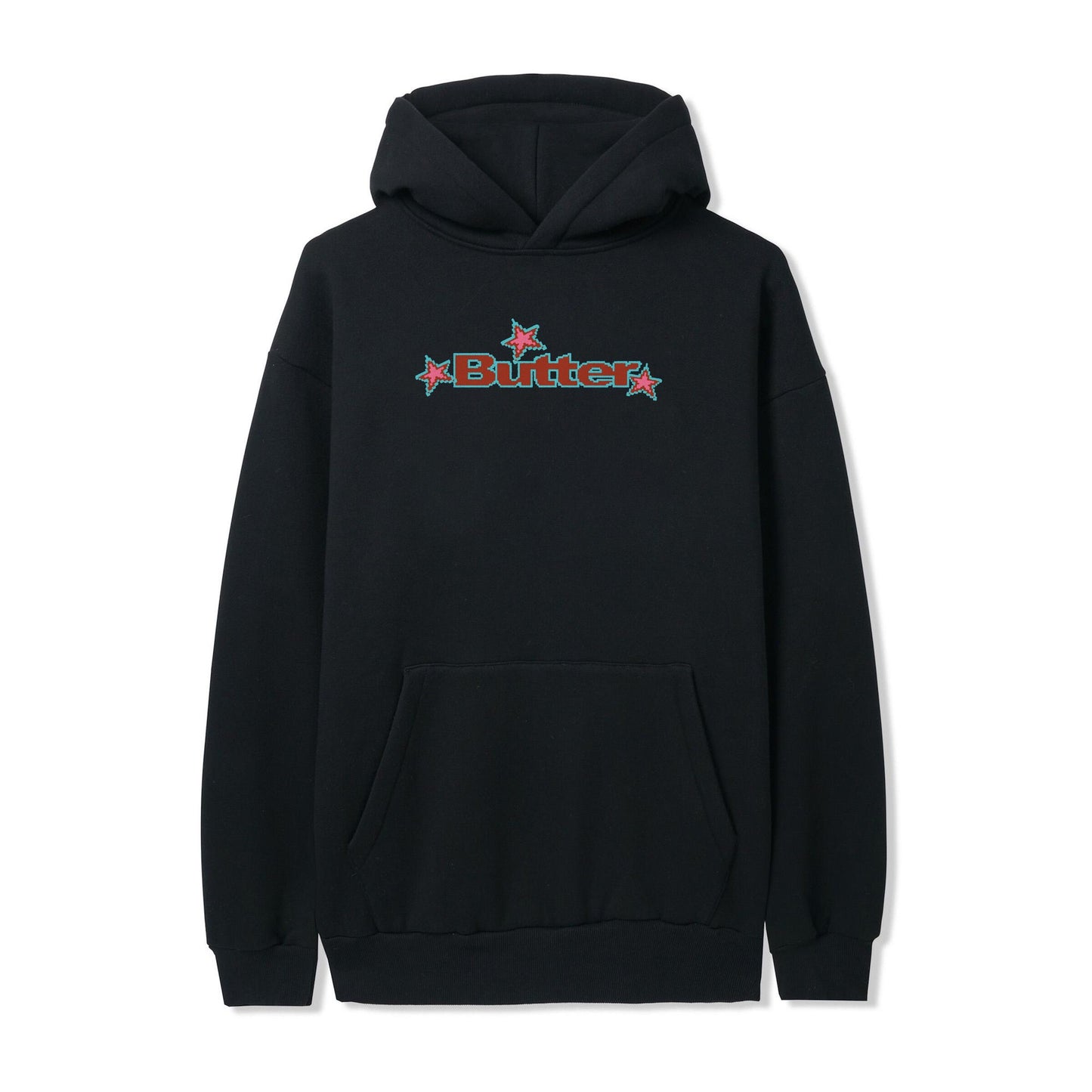 Butter Goods Star Logo Pullover Hoodie - Black