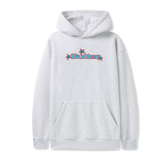 Butter Goods Star Logo Pullover Hoodie - Ash