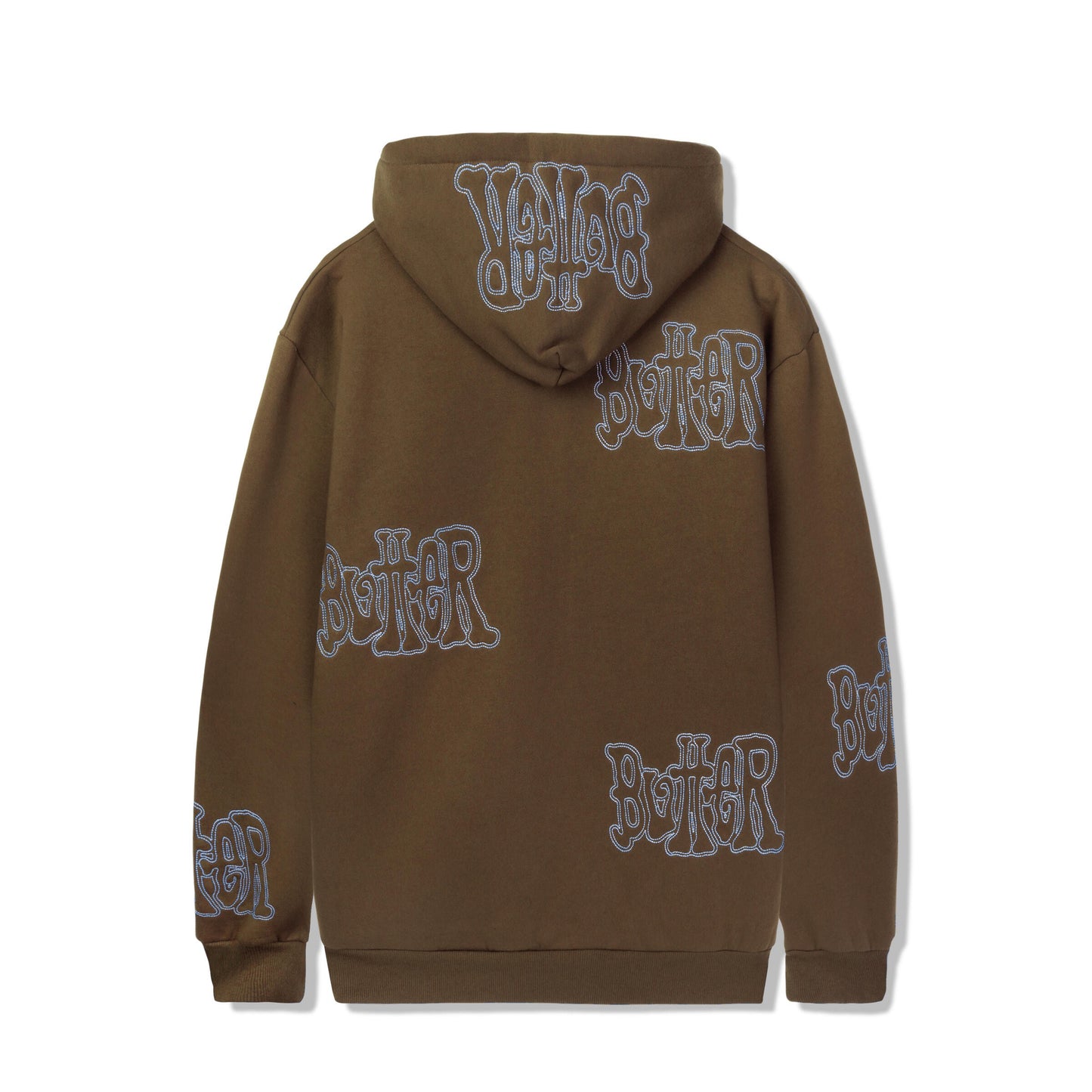 Butter Goods Tour Zip-Thru Hood - Chocolate