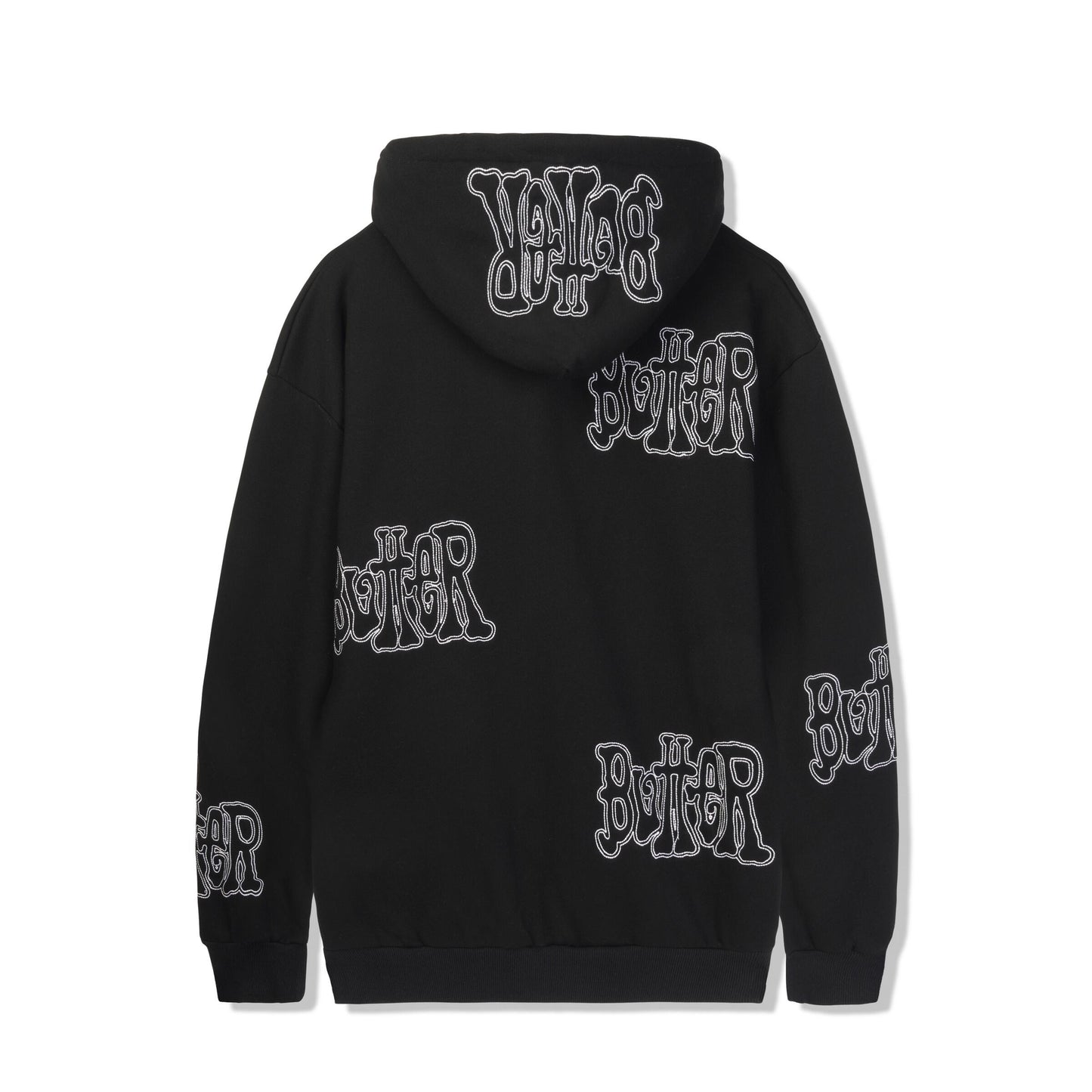 Butter Goods Tour Zip-Thru Hood - Black