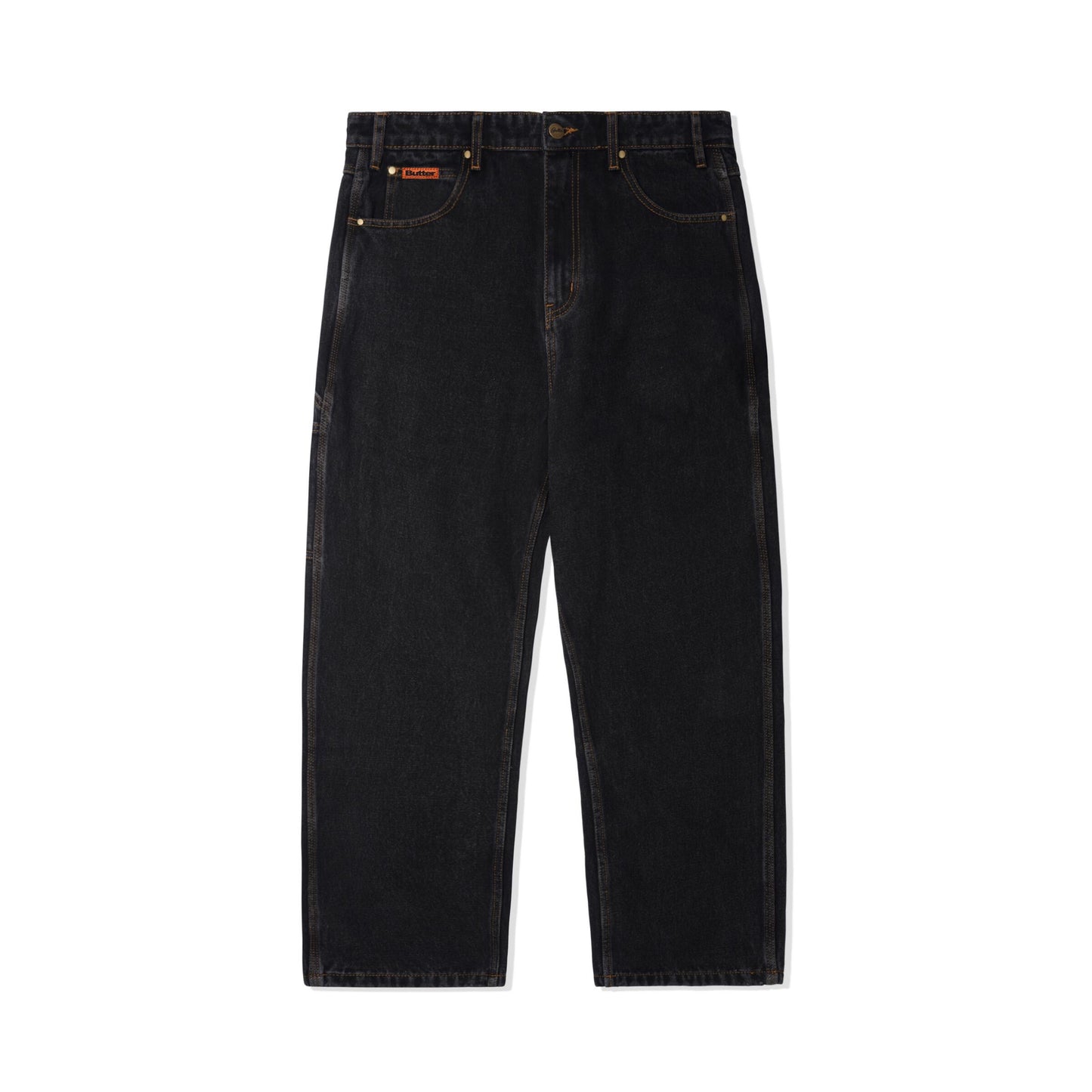 Butter Goods Relaxed Denim Jeans - Washed Black