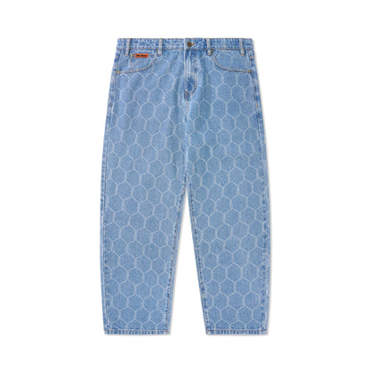 Butter Goods Chain Link Denim Jeans - Washed Indigo