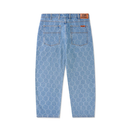 Butter Goods Chain Link Denim Jeans - Washed Indigo