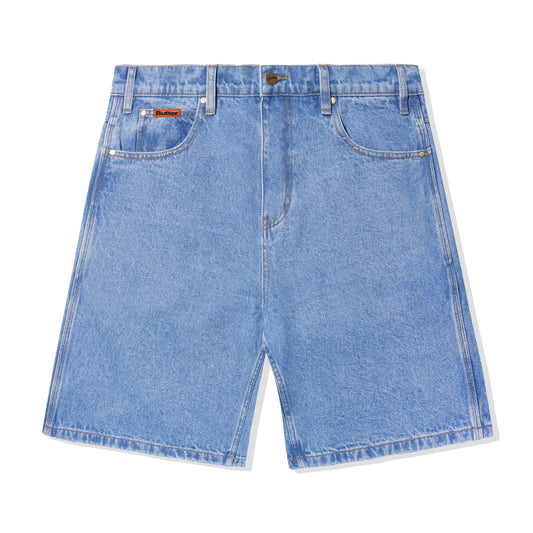 Butter Goods Baggy Denim Shorts - Washed Indigo