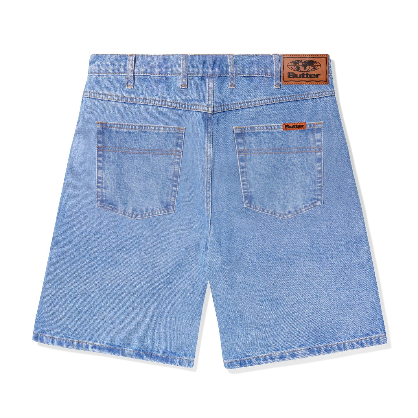 Butter Goods Baggy Denim Shorts - Washed Indigo