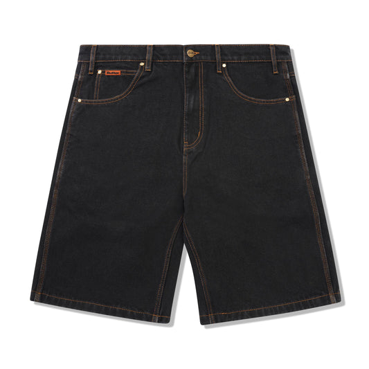 Butter Goods Baggy Denim Shorts - Washed Black