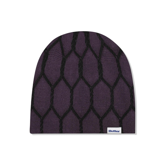 Butter Goods Chain Skull Beanie - Dusk Purple