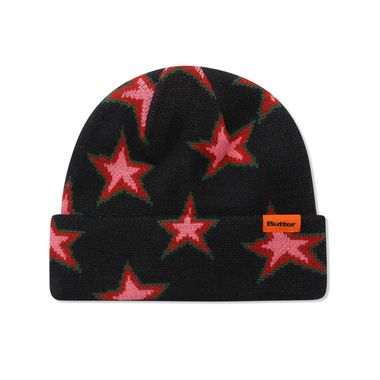 Butter Goods Star Beanie - Black