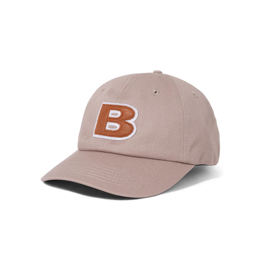 Butter Goods B Logo 6 Panel Cap - Khaki