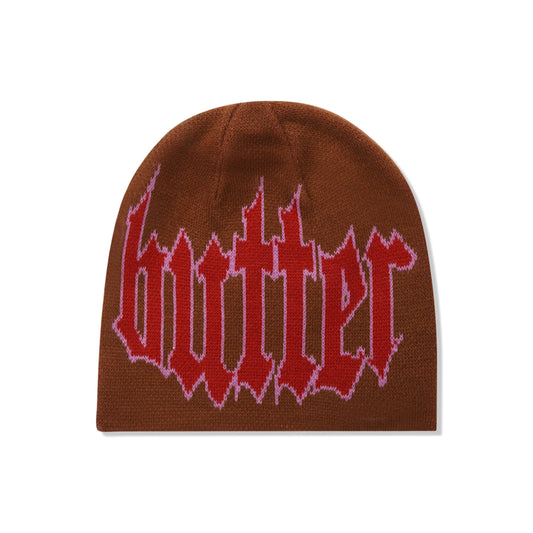 Butter Goods Crop Beanie - Brown