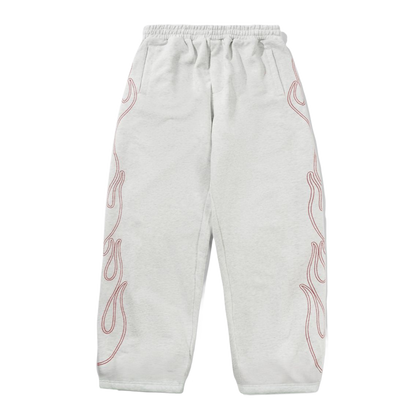 Butter Goods Flame Fleece Pants - Ash