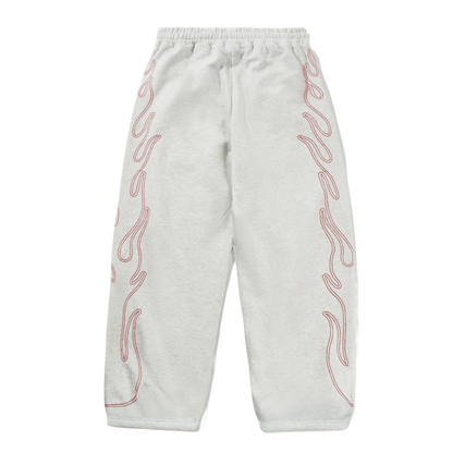 Butter Goods Flame Fleece Pants - Ash