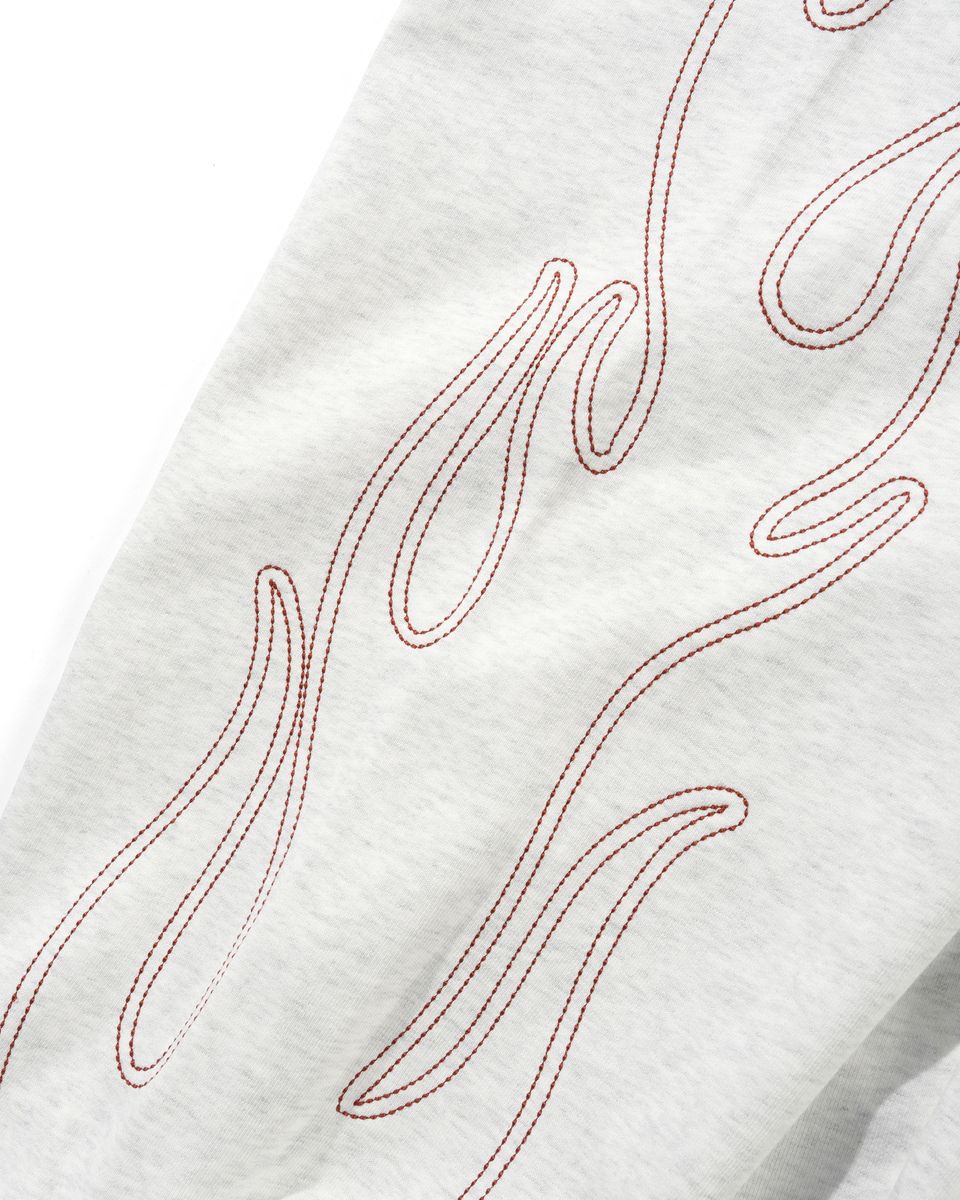Butter Goods Flame Fleece Pants - Ash
