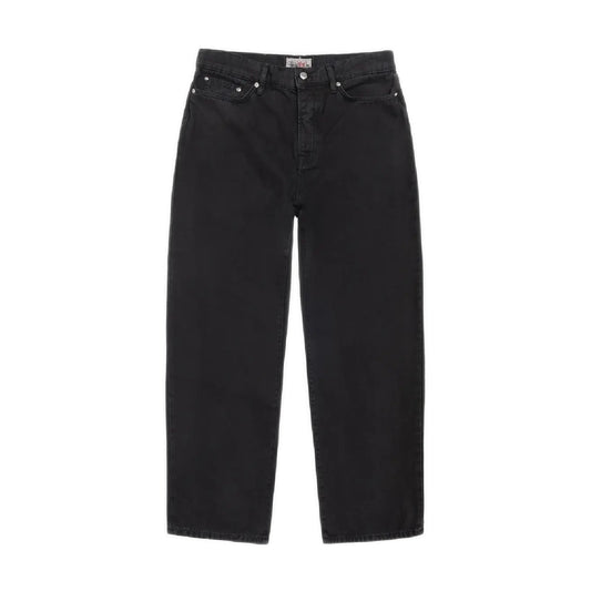 Stussy Big Ol' Jean Washed Canvas - Washed Black