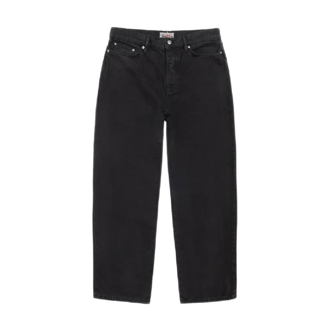 Stussy Big Ol' Jean Washed Canvas - Washed Black