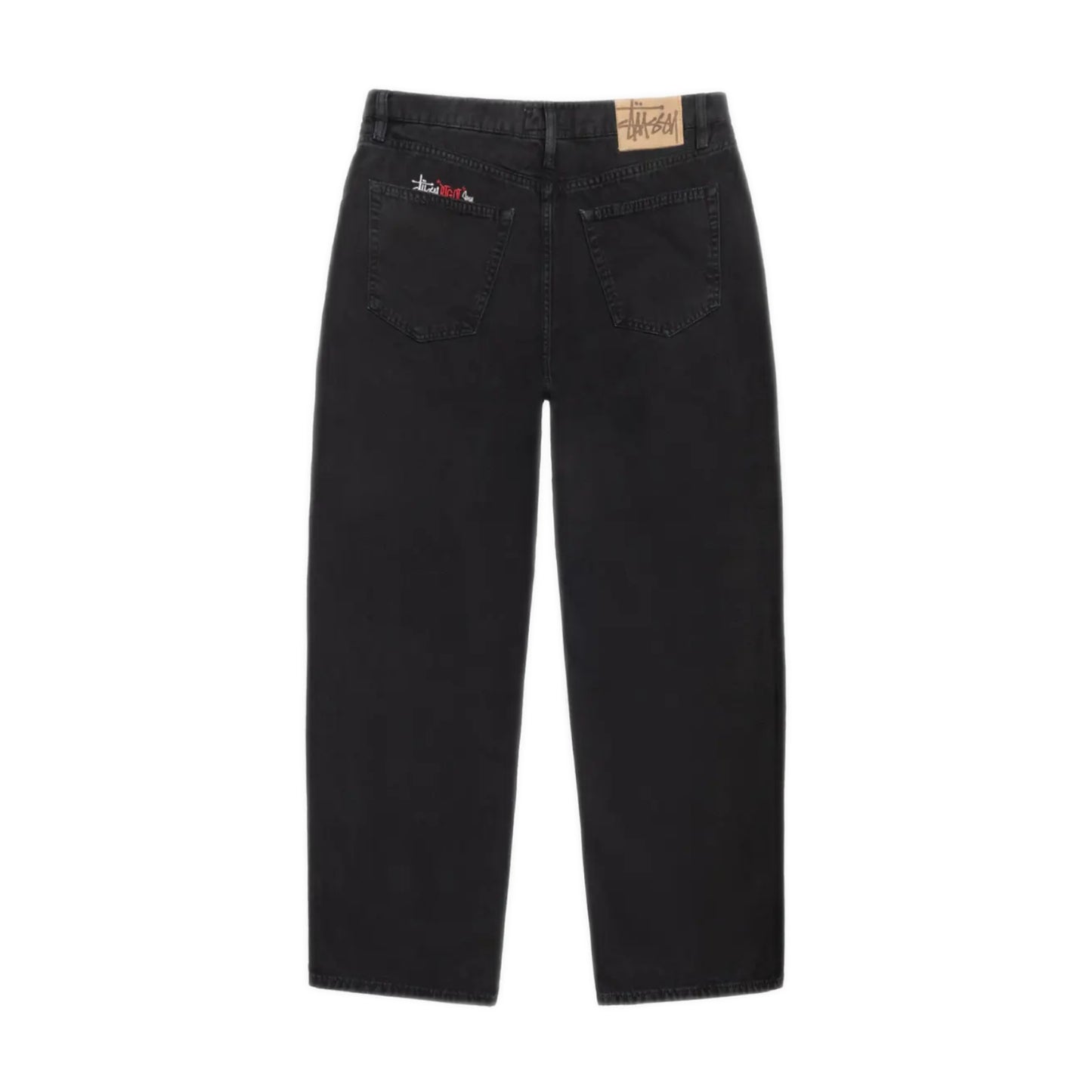 Stussy Big Ol' Jean Washed Canvas - Washed Black