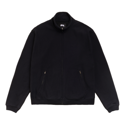 Stussy Zip Fleece Mock Neck - Black