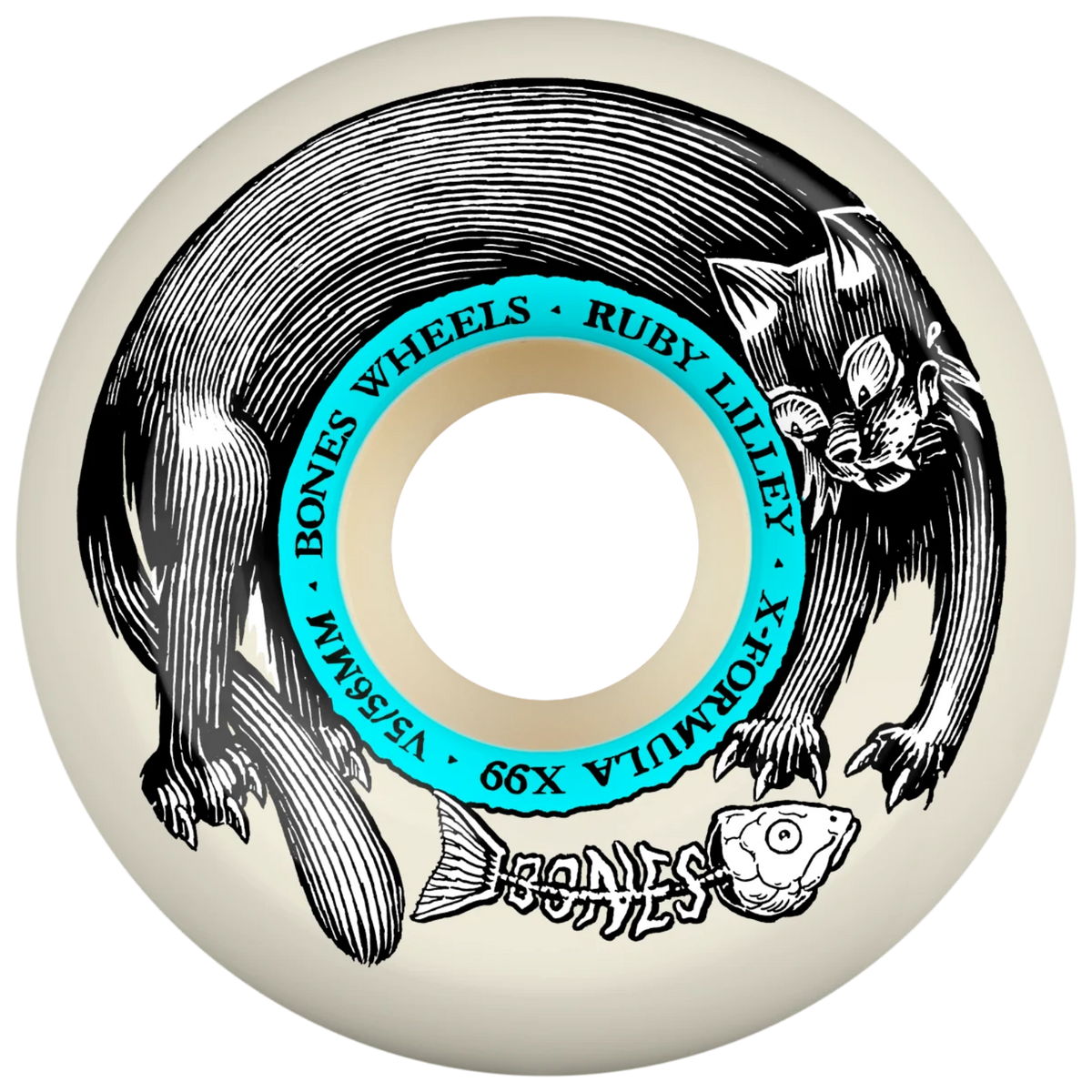 Bones X-Formula Ruby Lilley Cat Sidecuts Wheels - 99A 56MM V5