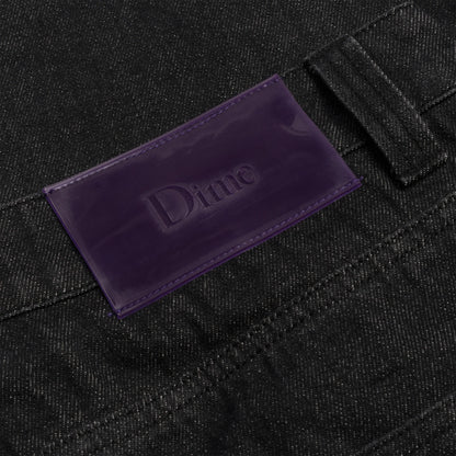 Dime Classic Baggy Denim Pants - Black Washed (Previous Season)