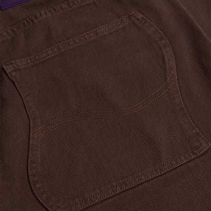 Dime Classic Baggy Denim Pants - Brown