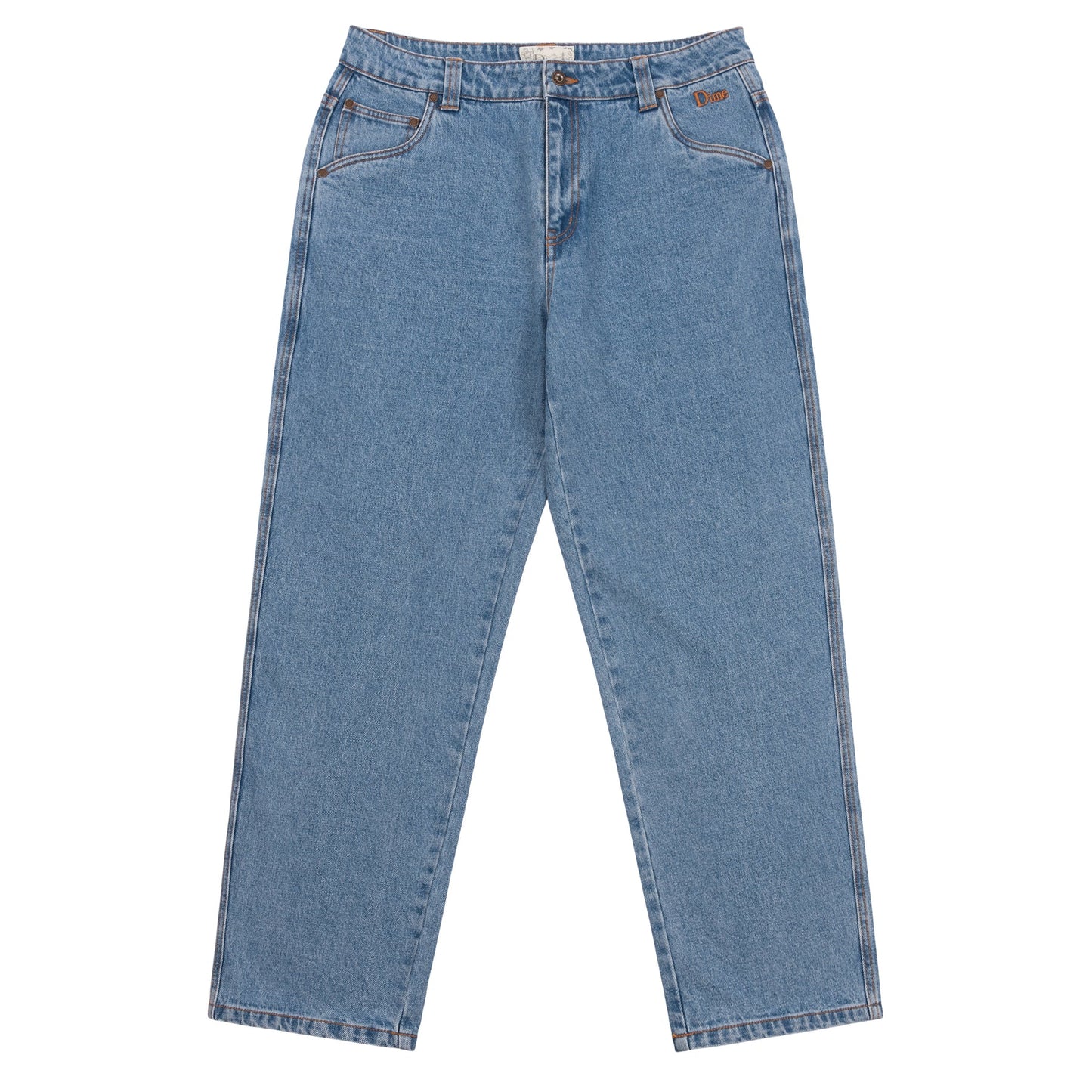 Dime Classic Relaxed Denim Pants - Blue Washed