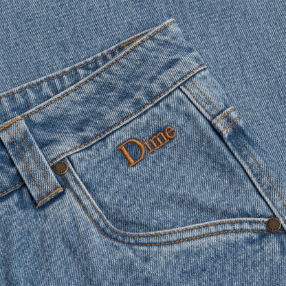 Dime Classic Relaxed Denim Pants - Blue Washed