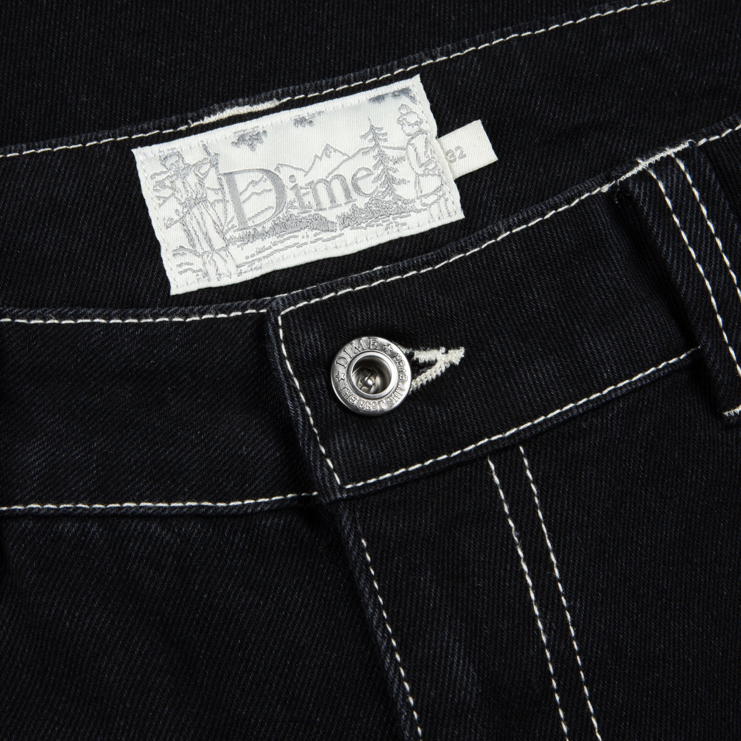 Dime Classic Baggy Denim - Black – Ninetimes Skateshop