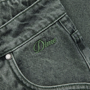 Dime Classic Relaxed Denim Pants - Faded Green