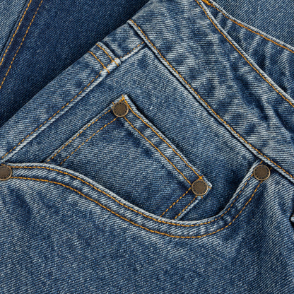 Dime Baggy Denim Pants - Knowtomatic Blue