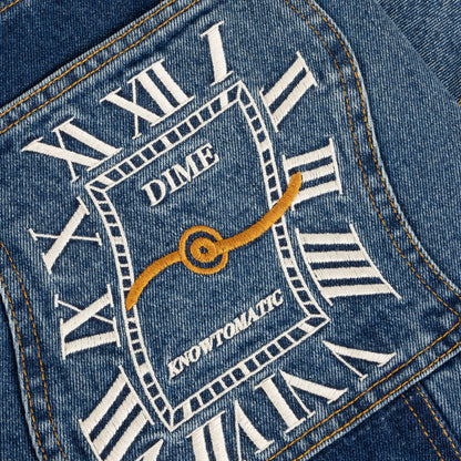 Dime Baggy Denim Pants - Knowtomatic Blue