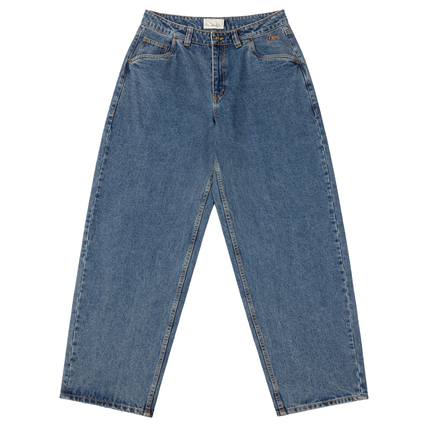 Dime Baggy Denim Pants - Knowtomatic Blue