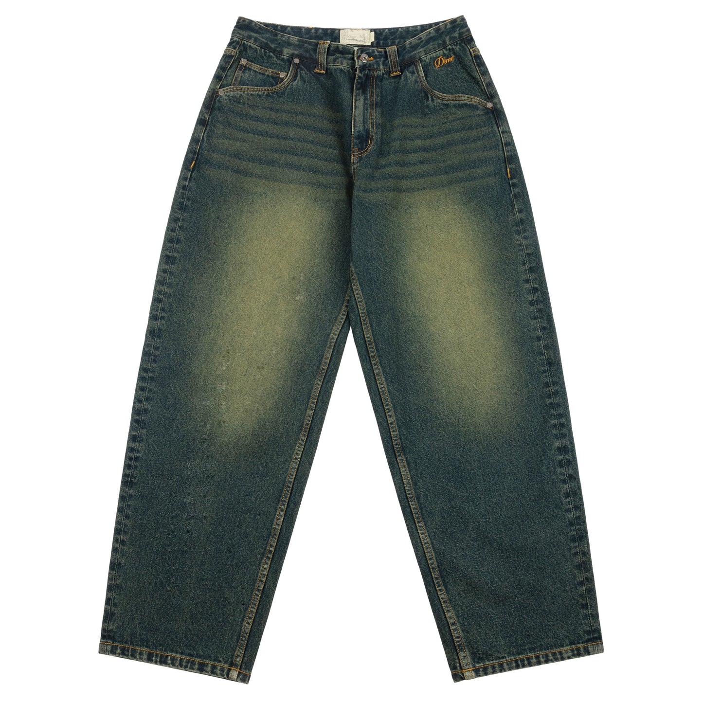 Dime Baggy Denim Pants - Sandblasted Pine