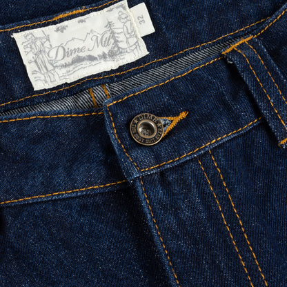 Dime Relaxed Denim Pants - Indigo