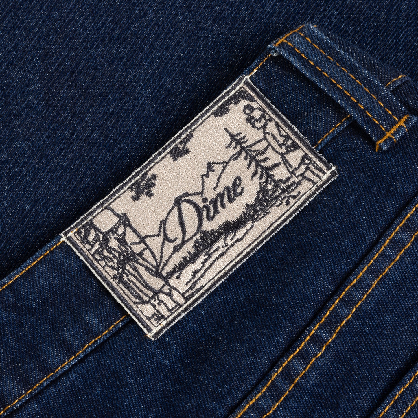 Dime Relaxed Denim Pants - Indigo